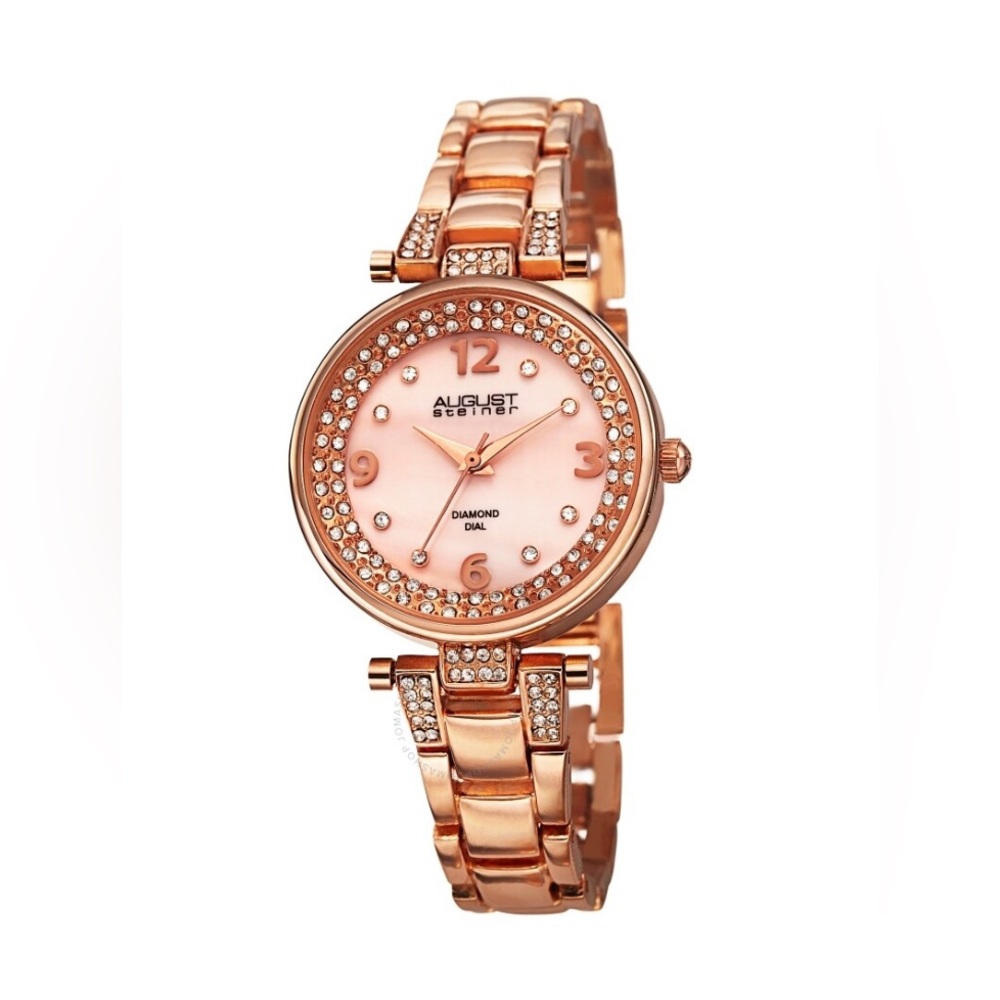 August Steiner Rose Gold Women's Watch